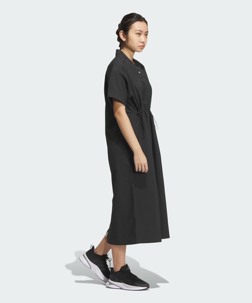adidas（アディダス） 半袖ワンピース MEDIUM ブラック レディース
