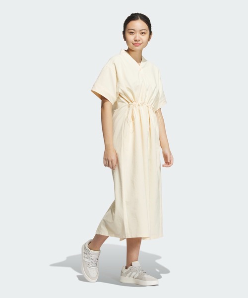 adidas（アディダス） 半袖ワンピース MEDIUM ブラック レディース