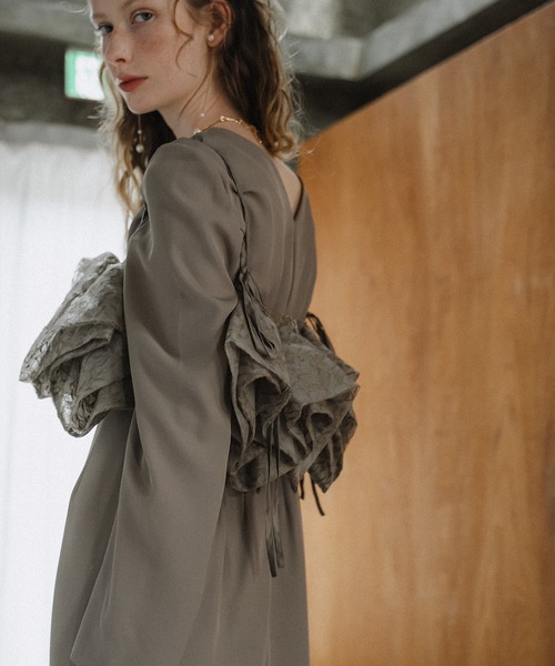 et.UNIVER お呼ばれドレス　パーディードレス et.UNiVER ドレス Raffle organza dress : ZOZOTOWN Yahoo!店 - 通販