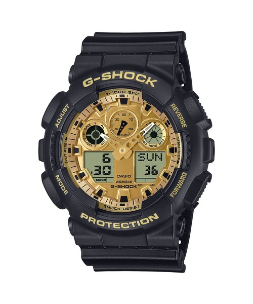 CASIO G-SHOCK デジタル腕時計 ブラック/ゴールド G-SHOCK 「G-SHOCK」 デジタル腕時計 FREE ブラック×ゴールド メンズ
