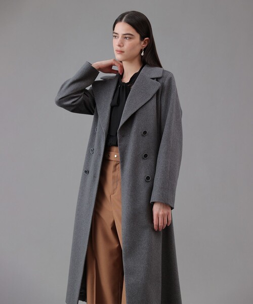 ANAYI（アナイ） トレンチコート コート カシミヤドレストレンチコート