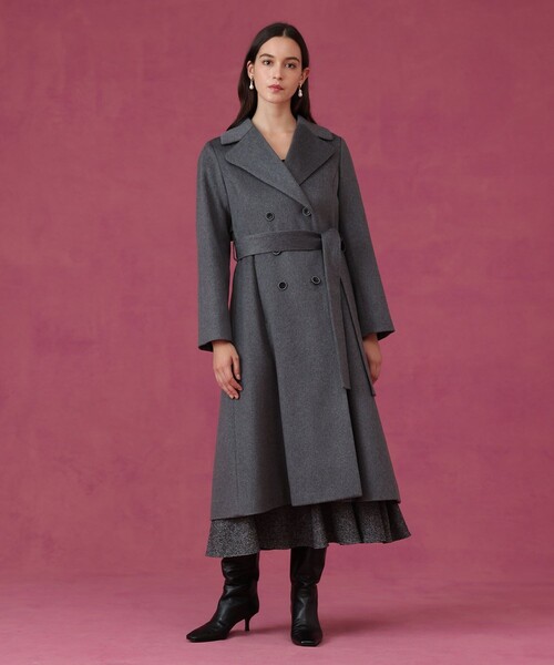 ANAYI（アナイ） トレンチコート コート カシミヤドレストレンチコート