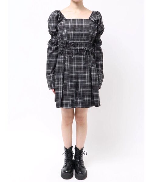 EMODA（エモダ） ワンピース 2WAYショルダーギャザーワンピース