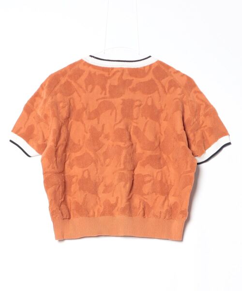 「iliann loeb」 半袖ニット - オレンジ レディース_画像2