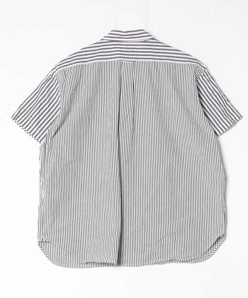 「BEAMS BOY」 半袖シャツ - ブラック レディース_画像2