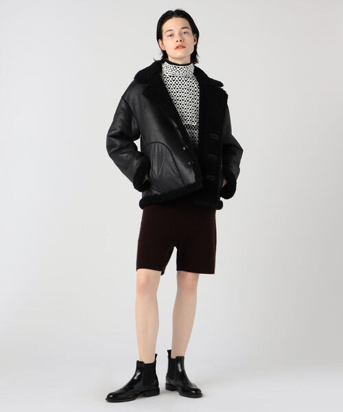 TOMORROWLAND（トゥモローランド） ムートンコート 36 ベージュ