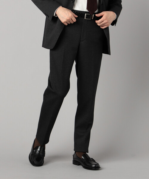 コムサ・メン（COMME CA MEN）/【セットアップ対応】ハイゲージ千鳥 テーパードパンツ COMME CA MEN（コムサメン） スラックス 「セットアップ対応