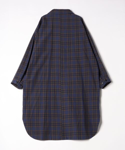 「my beautiful landlet」 シャツワンピース 0 ネイビー レディース_画像3