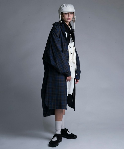 「my beautiful landlet」 シャツワンピース 0 ネイビー レディース_画像10