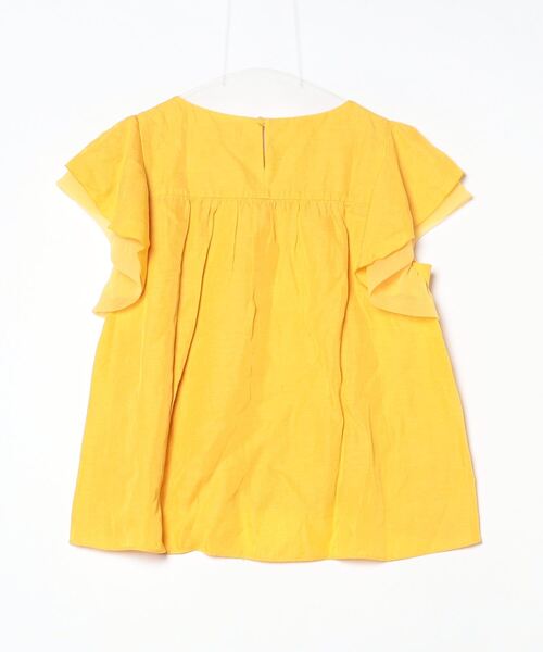 「TO BE CHIC」 半袖ブラウス 40 イエロー レディース_画像2