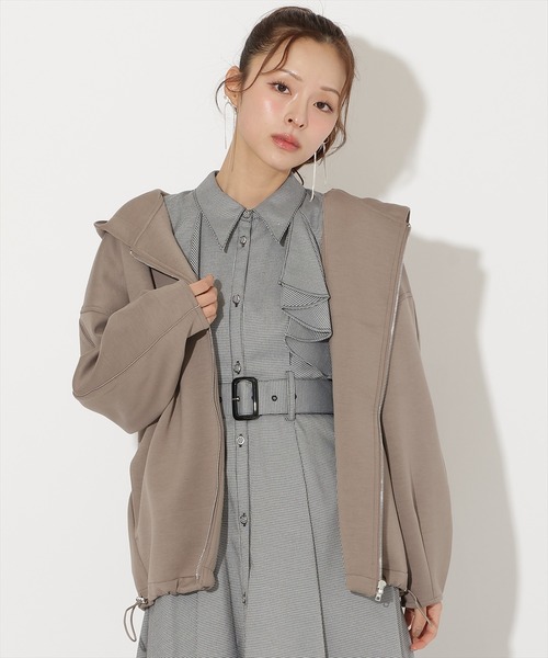 And Coutureニットパーカー AND COUTURE（アンドクチュール）の「ニットパーカー（パーカー）」 - WEAR