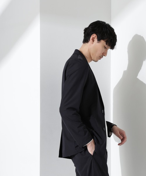 NANO universe（ナノ・ユニバース） セットアップ M ブラック メンズ