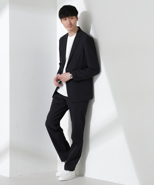 NANO universe（ナノ・ユニバース） セットアップ M ブラック メンズ