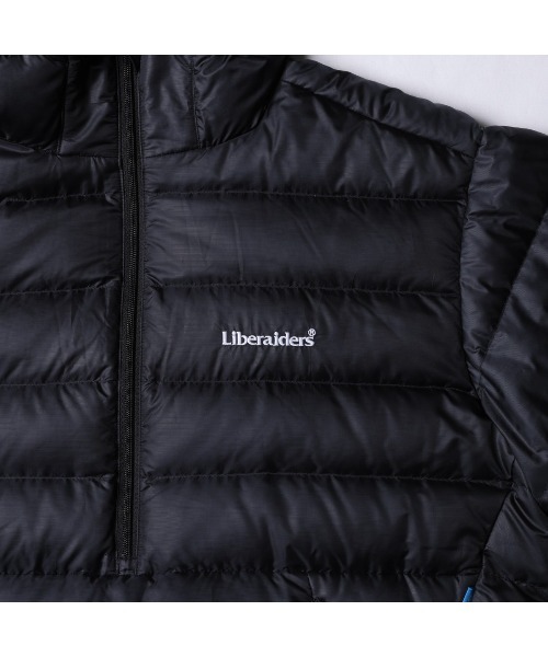 ダウンジャケット ダウン Liberaiders DOWN HALF ZIP HOODIE（リベレイダース ダウン ハーフジップ フーディ） メンズの画像