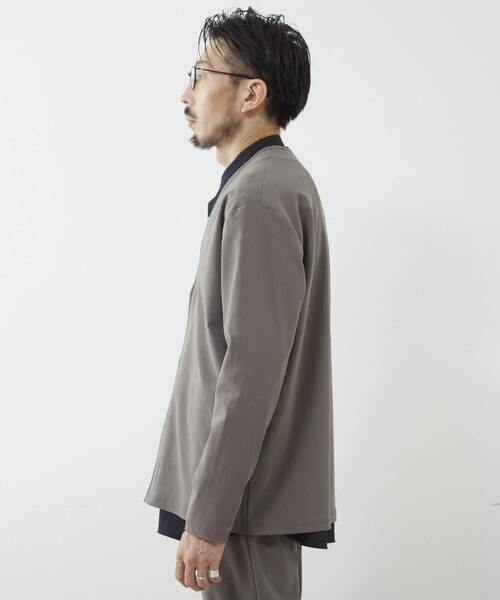 「MEN'S MELROSE」 カーディガン 2 モカ メンズ_画像3