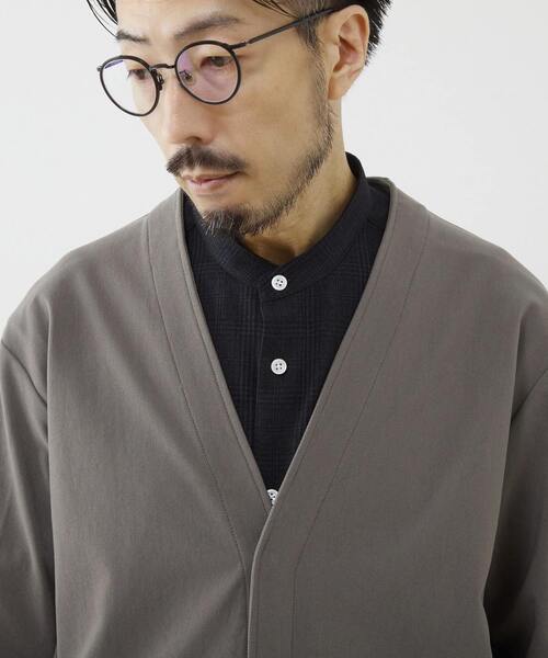 「MEN'S MELROSE」 カーディガン 2 モカ メンズ_画像6