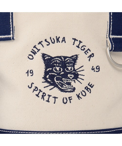 オニツカタイガー　ミニトート Onitsuka Tiger（オニツカタイガー） トートバッグ MINI CANVAS TOTE