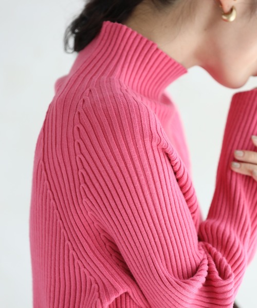 「CAWAII」 「piacere」長袖ニット FREE グリーン レディース_画像4