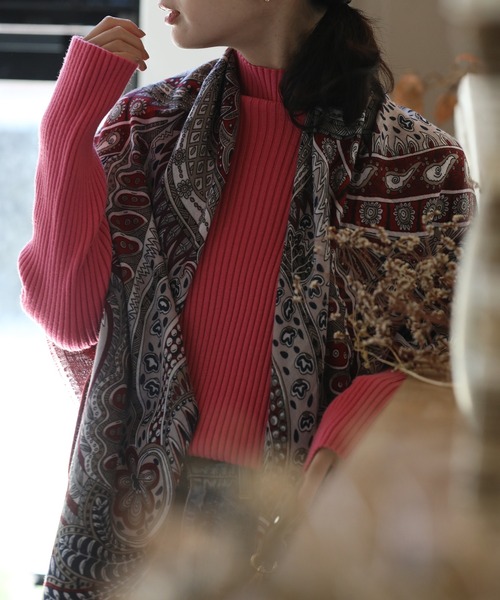 「CAWAII」 「piacere」長袖ニット FREE グリーン レディース_画像7