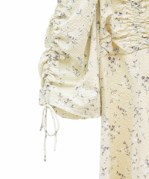 「31 Sons de mode」 7分袖ワンピース 38 イエロー レディース_画像7