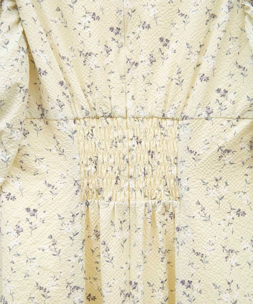 「31 Sons de mode」 7分袖ワンピース 38 イエロー レディース_画像10