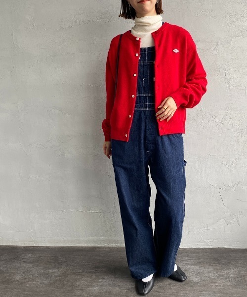 Danton（ダントン） ニットカーディガン 36 イエロー レディース