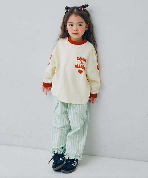 藤井風　ホワイトポケットTシャツ ハートデザイン　長袖　L p.premier（ピードットプルミエ） tシャツ ハートデザイン長袖Tシャツ_