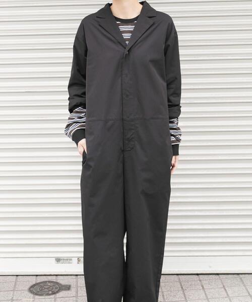 EKAL（エカル） サロペット オーバーオール SOLOTEX ジャンプスーツ
