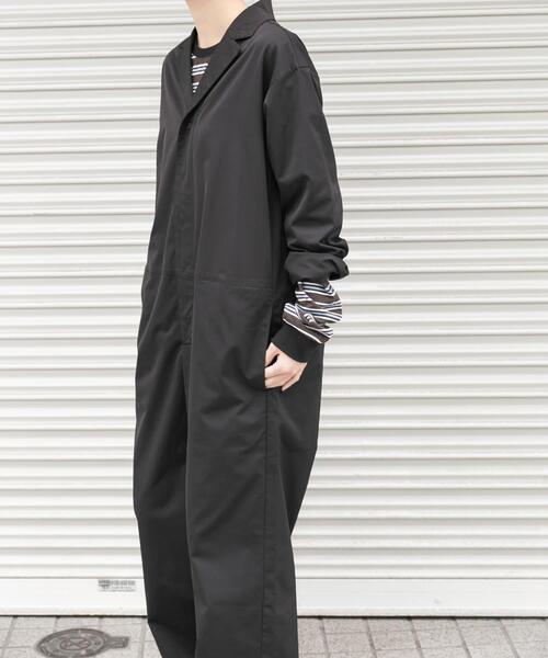 EARL,Sアールズサロペット 、ジャケットL EKAL（エカル） サロペット オーバーオール SOLOTEX ジャンプスーツ