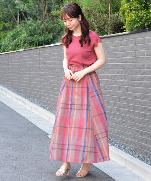 「STRAWBERRY-FIELDS」 ノースリーブニット - ホワイト レディース_画像9