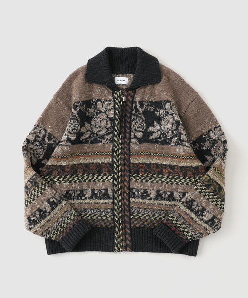 TANAKA ニット TANAKA（タナカ） セーター ニット JACQUARD CARDIGAN メンズ
