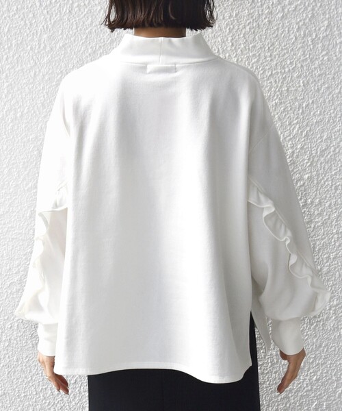 SHIPS（シップス） tシャツ 「WEB限定」「手洗い可能」モックネック 袖