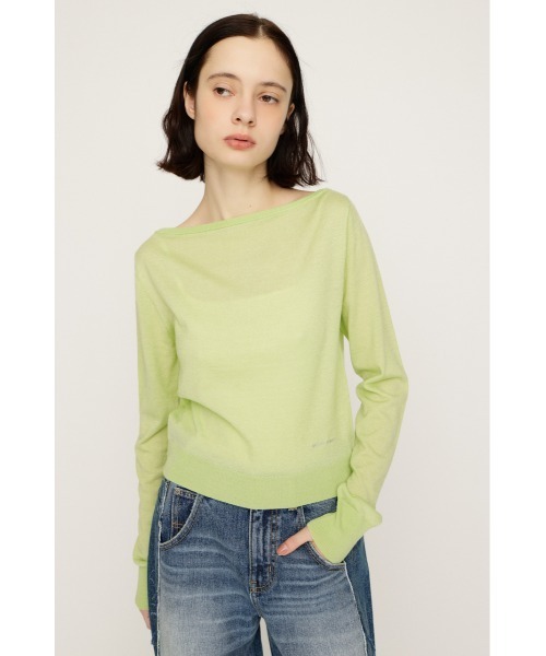SLY（スライ） ニット セーター OFF SHOULDER 2WAY HG TOPS オフ