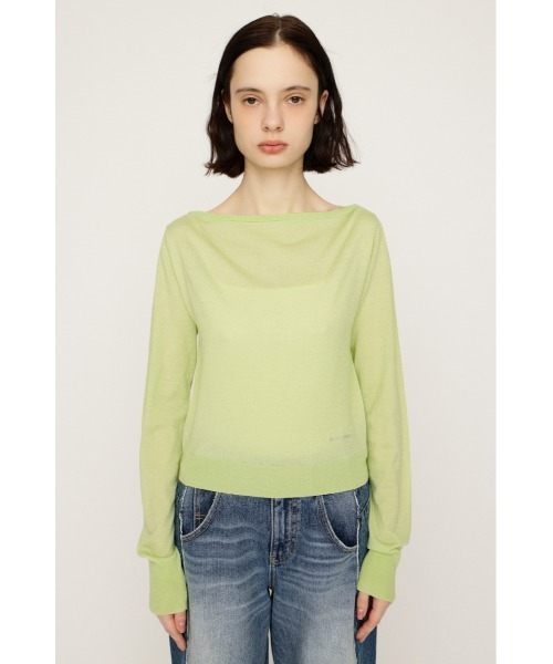 SLY（スライ） ニット セーター OFF SHOULDER 2WAY HG TOPS オフ