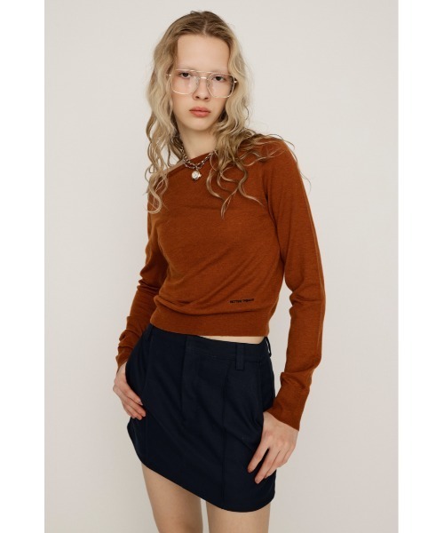 SLY（スライ） ニット セーター OFF SHOULDER 2WAY HG TOPS オフ