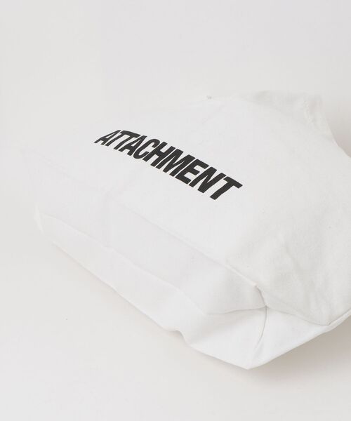 「ATTACHMENT」 トートバッグ - ホワイト メンズ_画像3