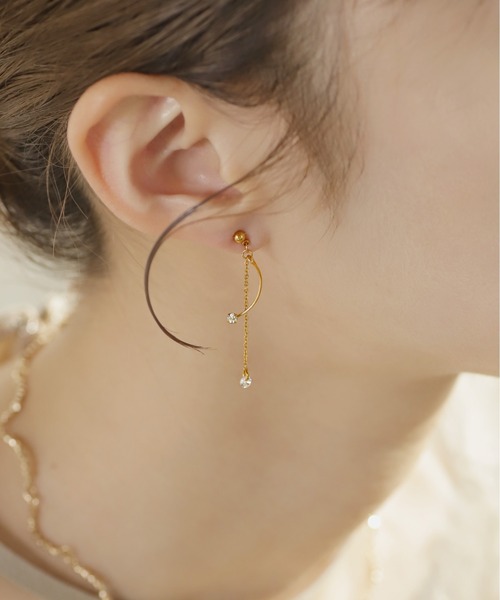 ANEMONE（アネモネ） ピアス ビジュースイングピアス レディース