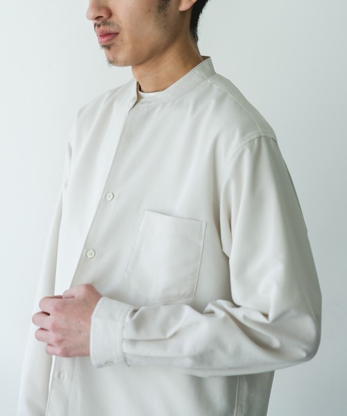 「URBAN RESEARCH DOORS」 長袖シャツ LARGE ライトグレー メンズ_画像7