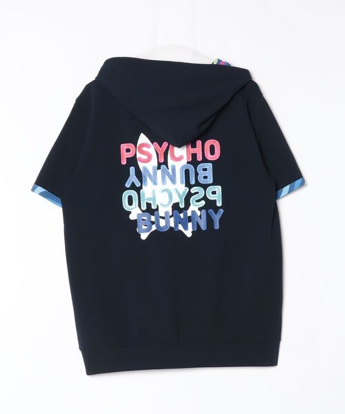 Psycho Bunny（サイコバニー） ジップアップパーカー LARGE ネイビー
