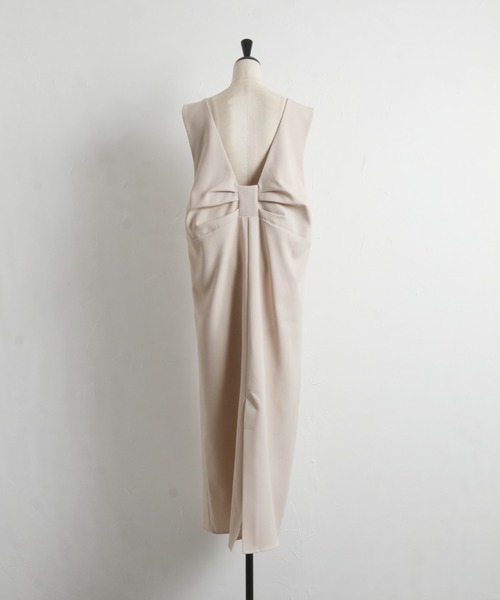 「tocco closet」 サロペットスカート M グレイッシュベージュ レディース_画像6