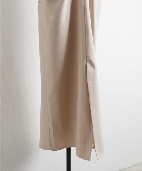 「tocco closet」 サロペットスカート M グレイッシュベージュ レディース_画像8