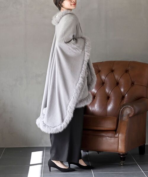 「rps」 ポンチョ フリー ベージュ系その他 レディース_画像5