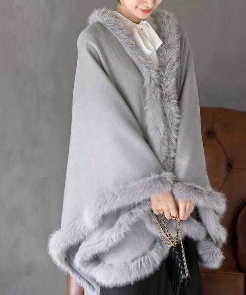 「rps」 ポンチョ フリー ベージュ系その他 レディース_画像6