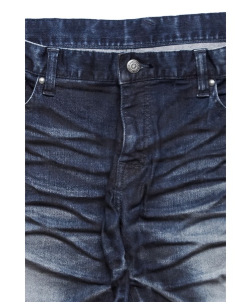 「TORNADO MART」 デニムパンツ L レッド メンズ_画像3