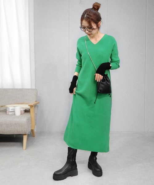 「minia」 ブーツ LL ブラック レディース_画像3