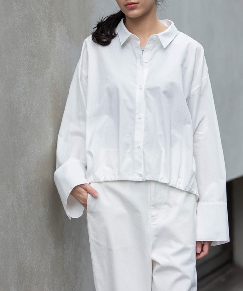 「Munich」 長袖シャツ FREE ホワイト レディース_画像4