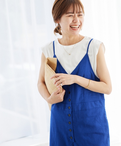 「JOURNAL STANDARD relume」 オーバーオール FREE ブルー レディースの画像