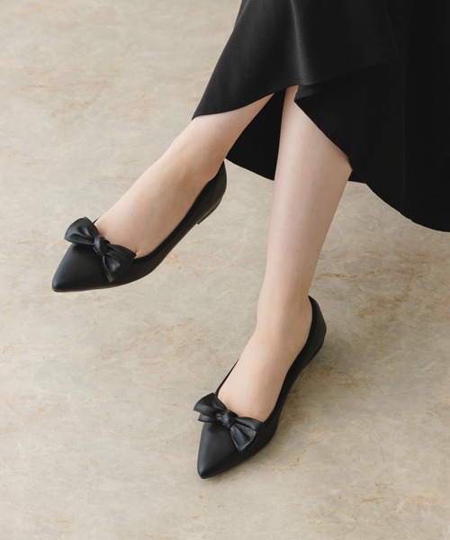 「RODE SKO」 フラットパンプス 38 ブラック レディース_画像9