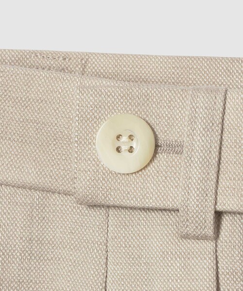ワイドパンツ パンツ 「セットアップ対応商品」オックスストレッチタックワイドパンツ レディースの画像