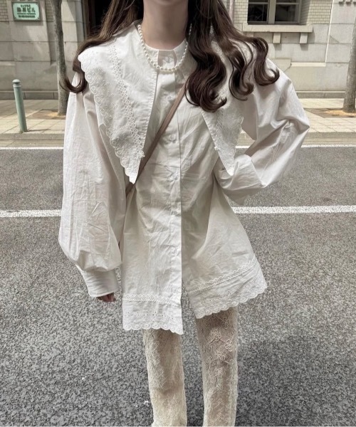 mellowneon セーラーカラーシャツワンピース mellowneon（メロウネオン） ワンピース セーラーカラーシャツ